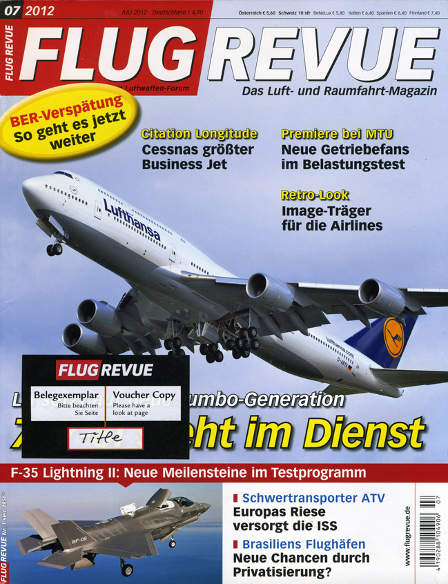 Flug Revue - Cover