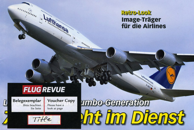 Flug Revue – Lufthansa 747-8i