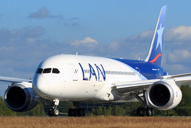 First: LAN Airlines 787